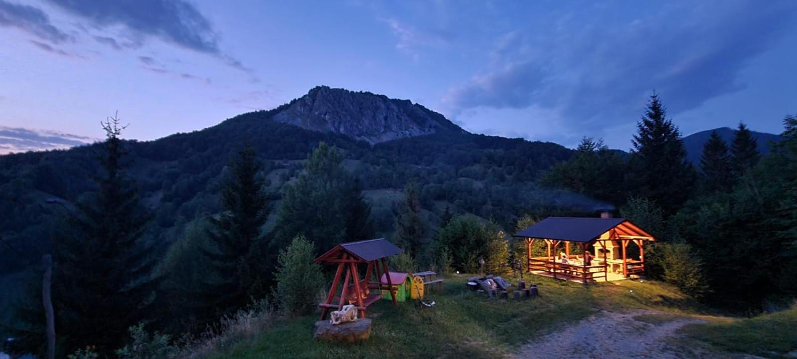 Cabana Belvedere Dragoslavele Exterior foto